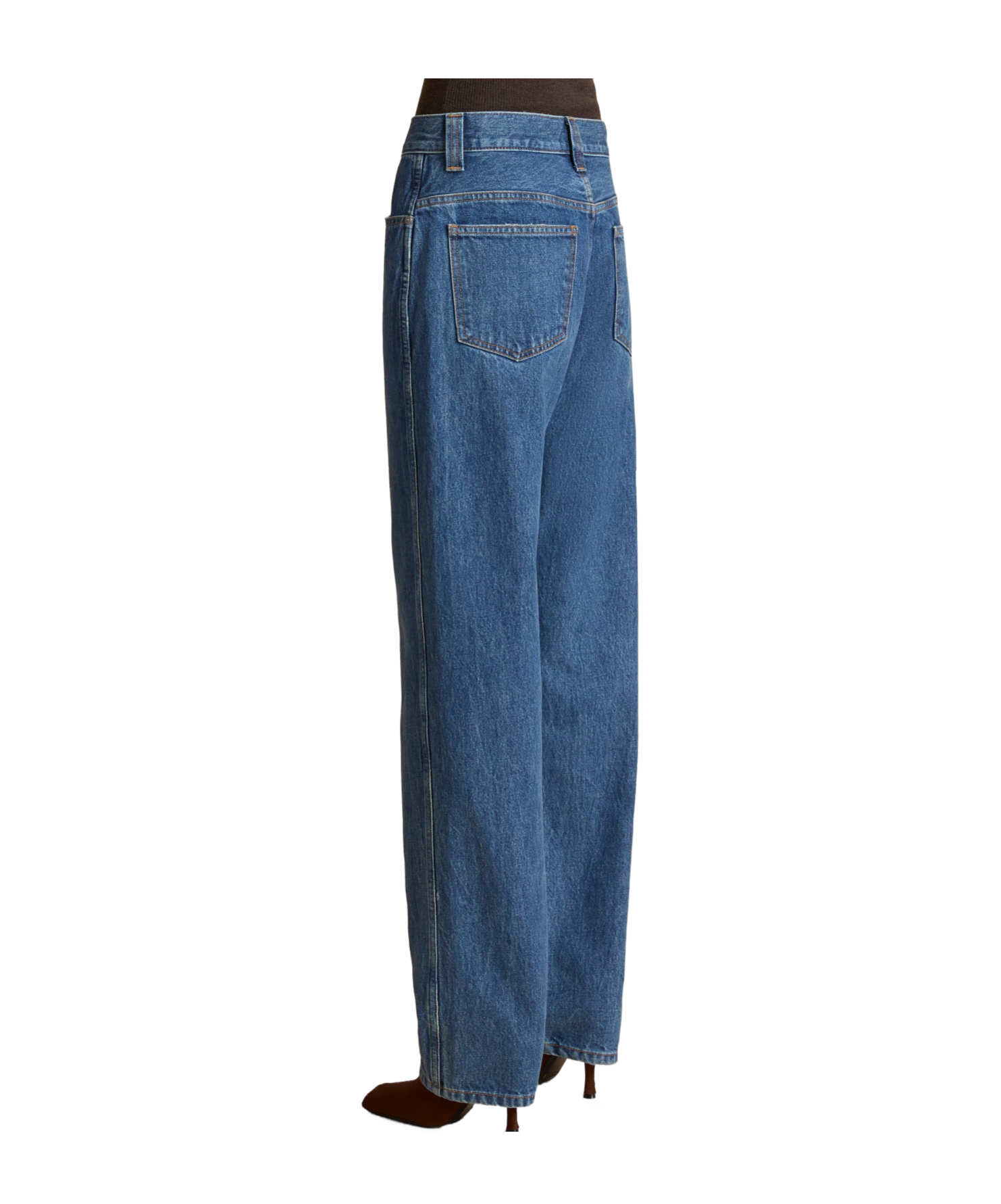 Khaite Daniella High-waisted Denim Jeans In Blue