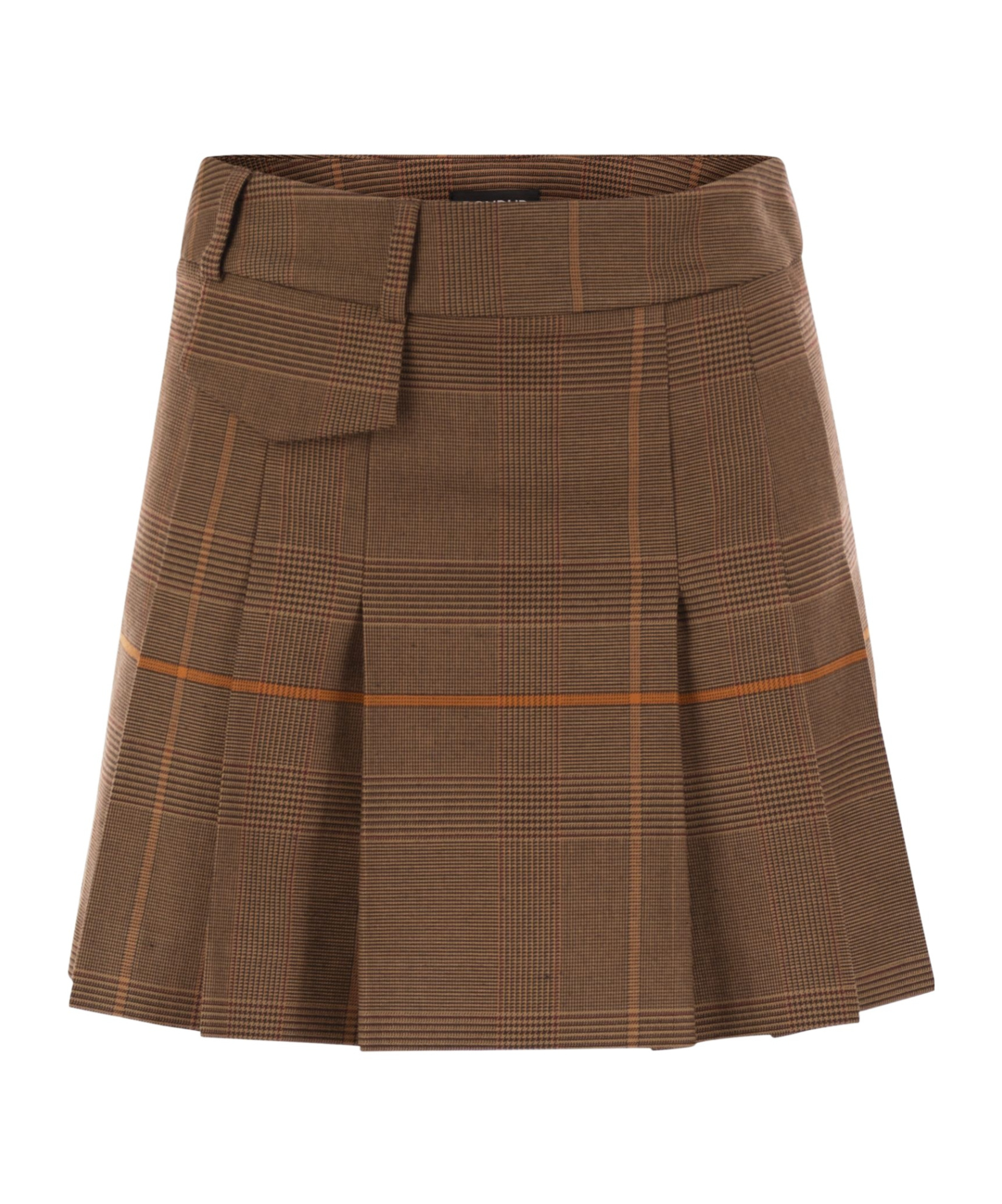 Dondup Prince Of Wales Mini Skirt