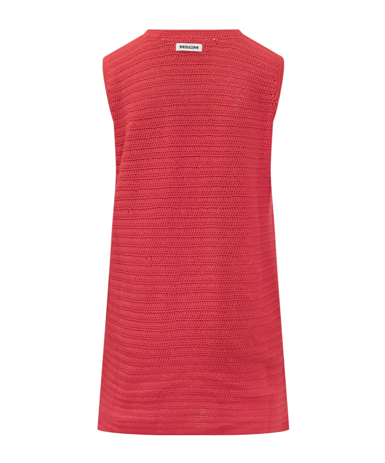 Msgm Embroidered Mini Dress