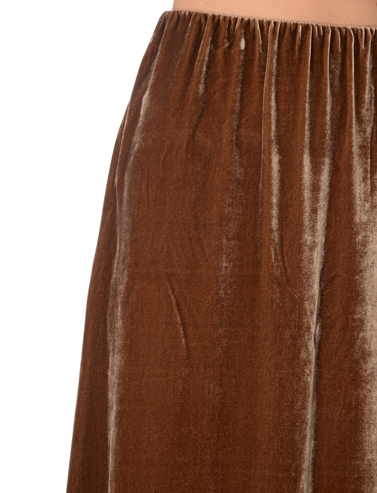 By Malene Birger Elastic Waist Skirt In Brown