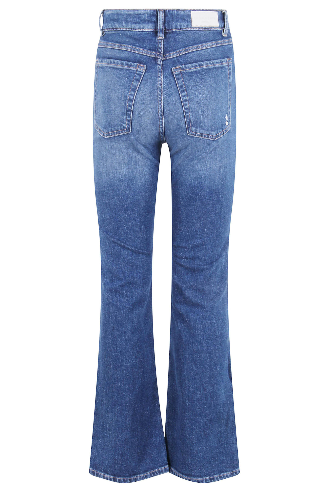 Icon Denim Pammy Flared Jeans In Blue