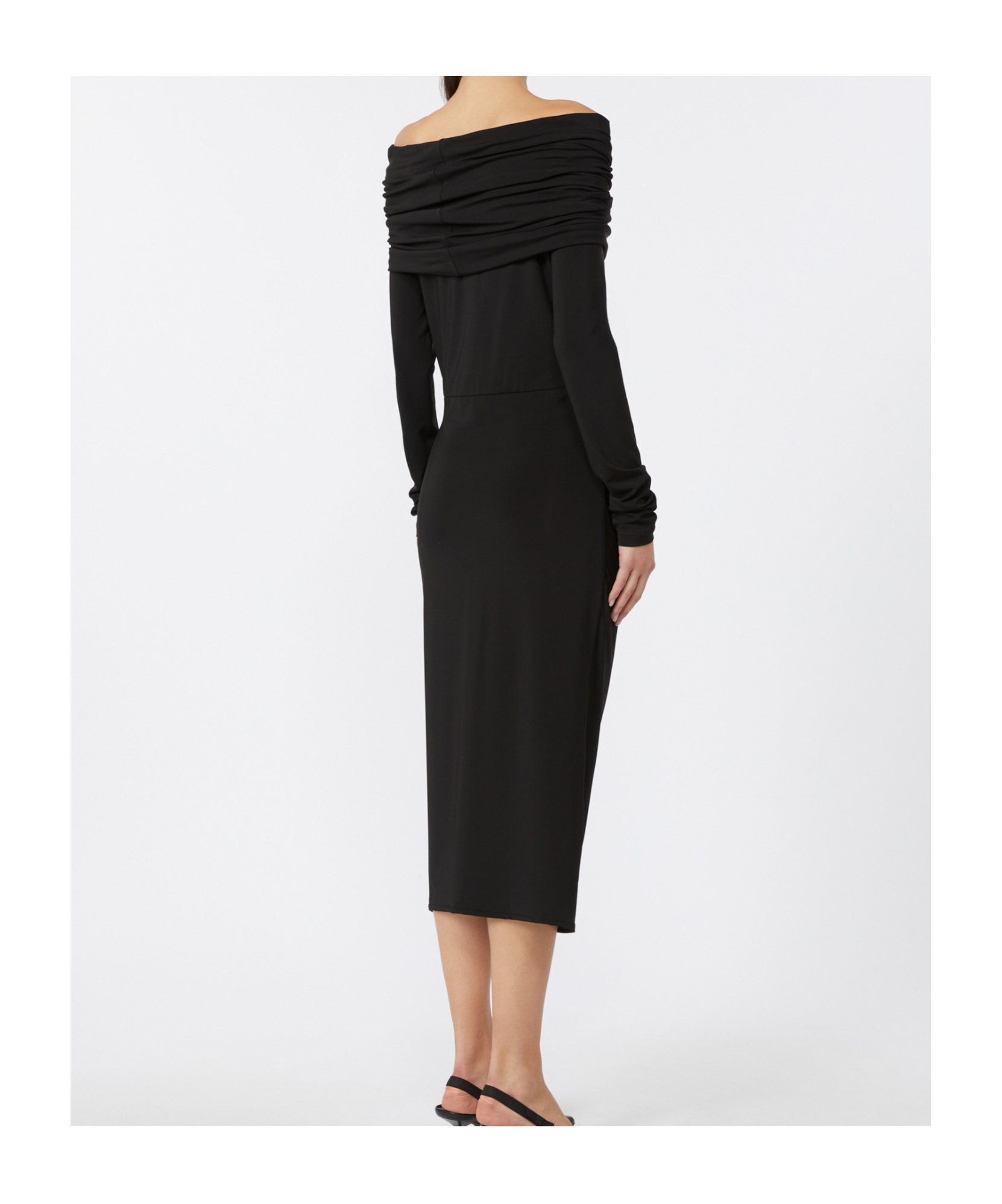 Max Mara Studio Maremar Dress In Black