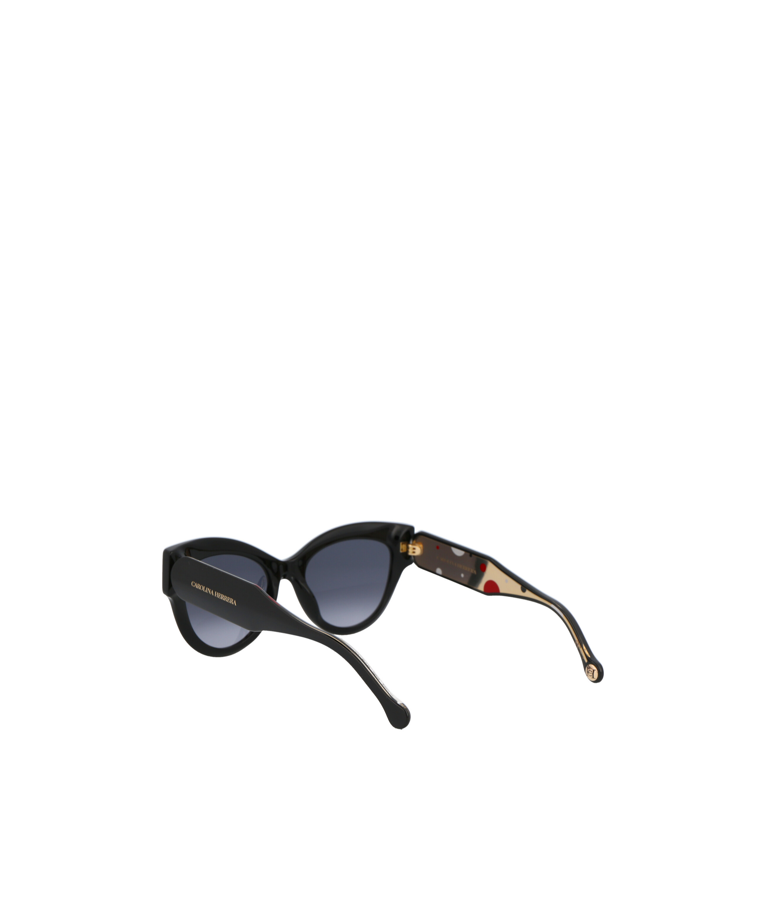 Carolina Herrera Wayfarer-frame Sunglasses In Black
