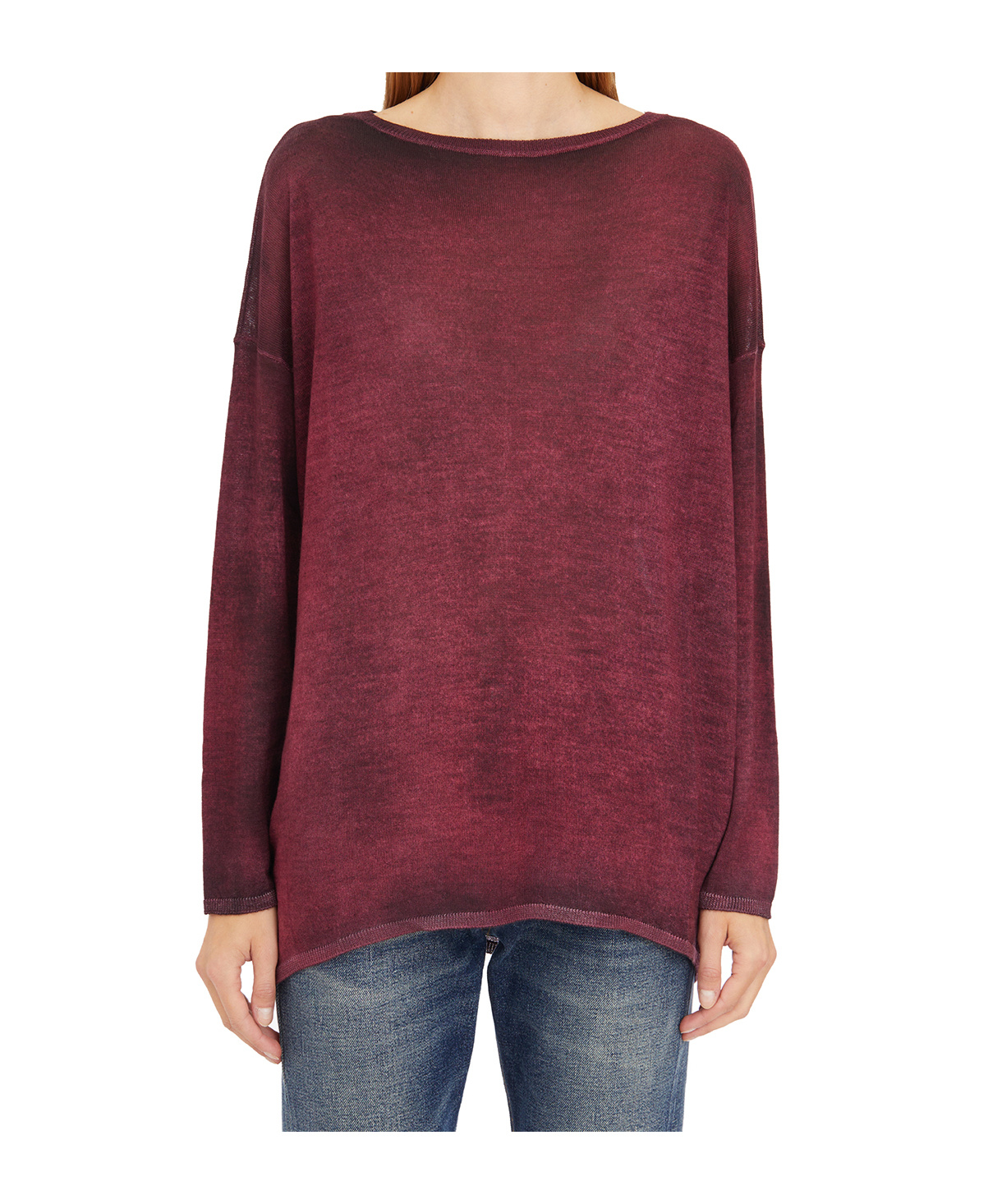 Avant Toi Long-sleeved Sweater In Red