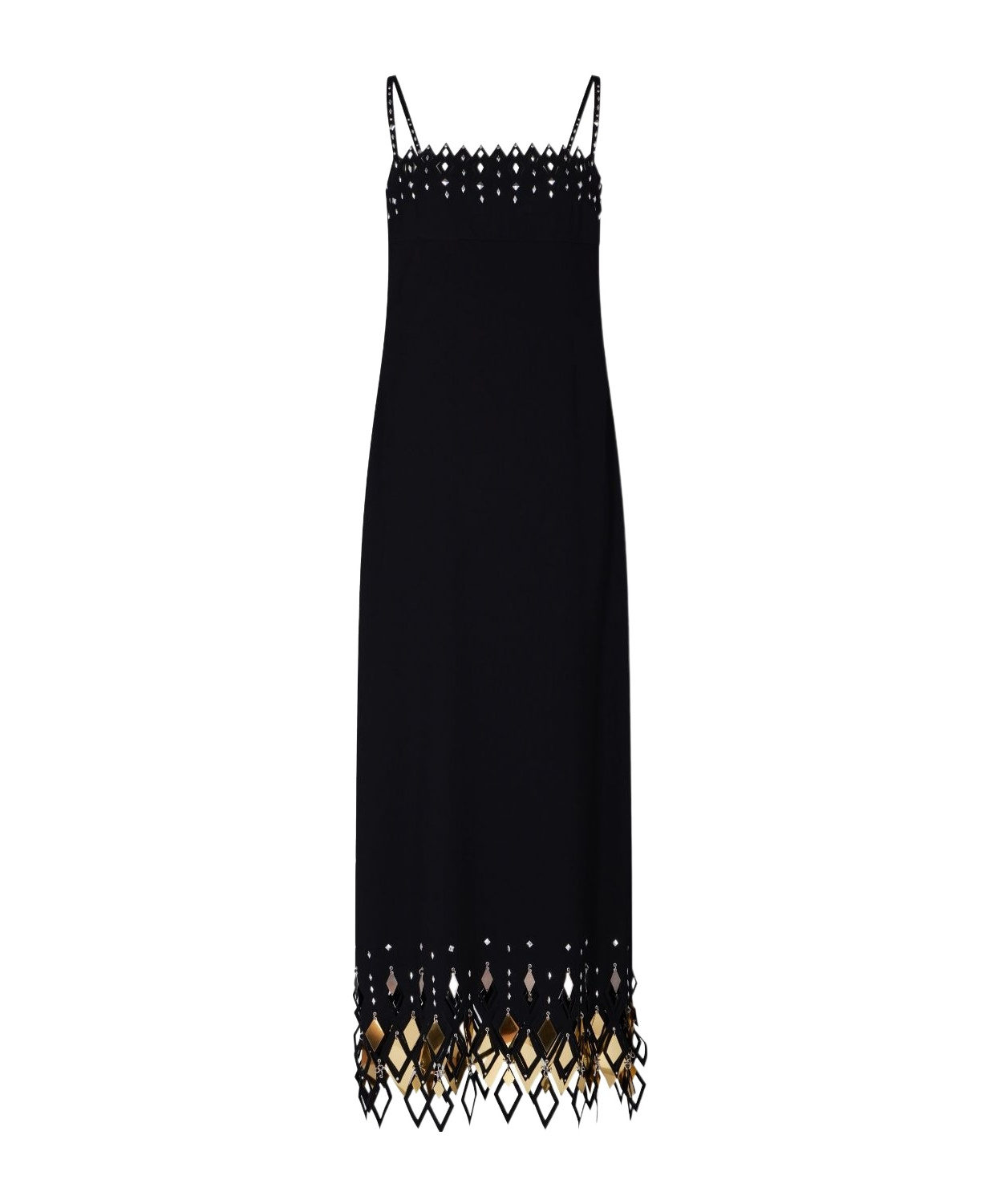 Shop Rabanne Sleeveless Dress In Black