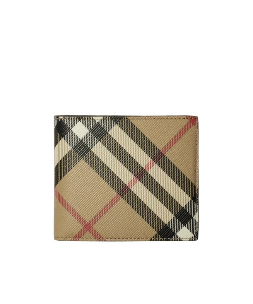 Burberry Vintage Check-pattern Bi-fold Wallet In Multicolor