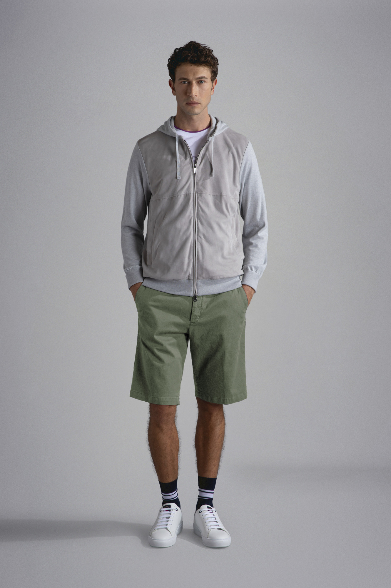 Shop Paul & Shark Paul Shark Classic Bermuda Shorts In Green