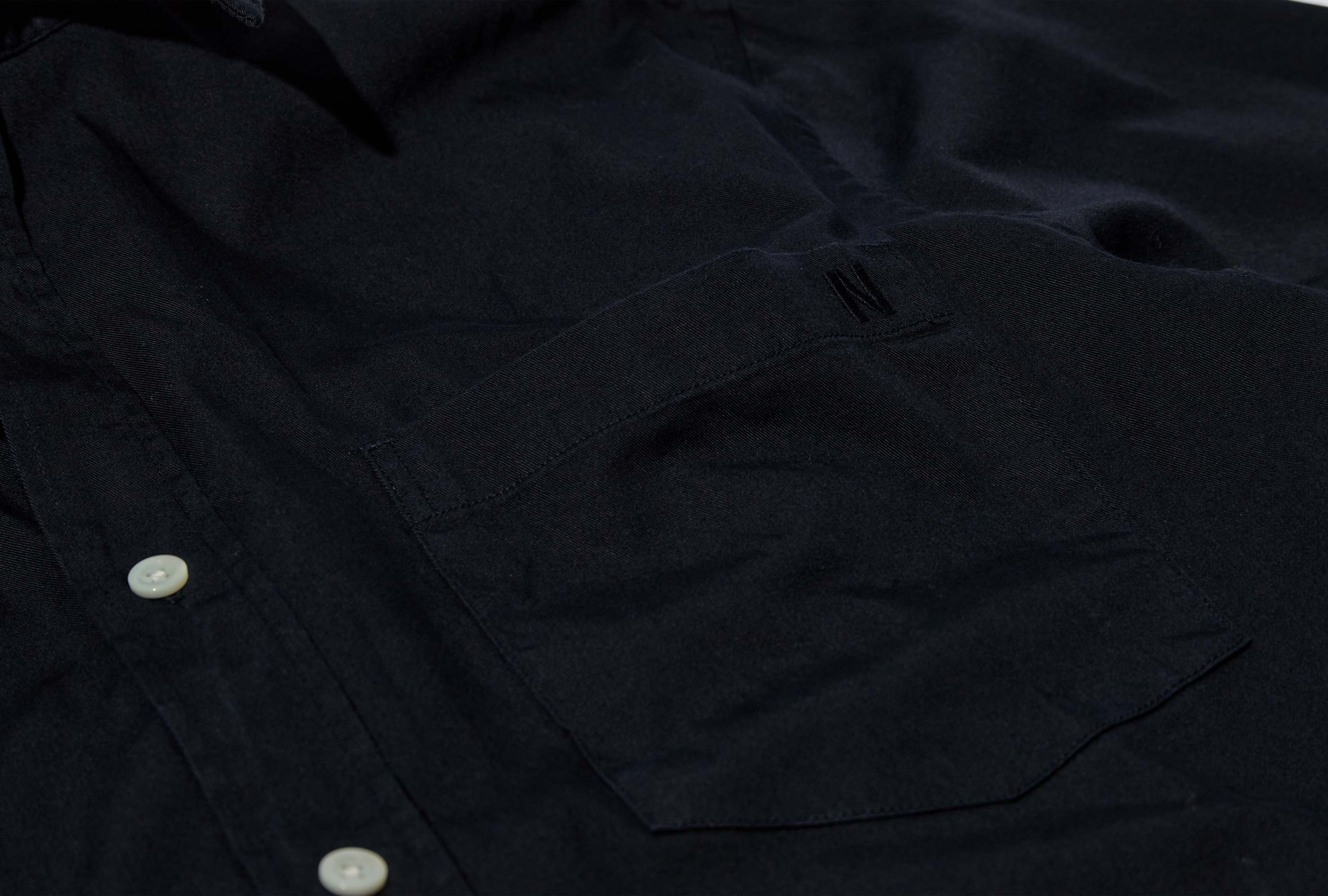 Norse Projects Long-sleeved Shirt In Black
