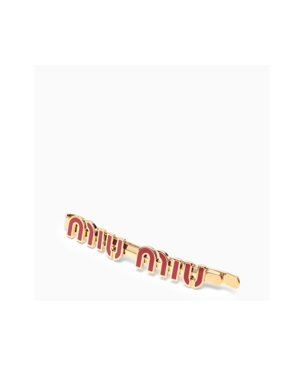 MIU MIU ENAMELED HAIR CLIP