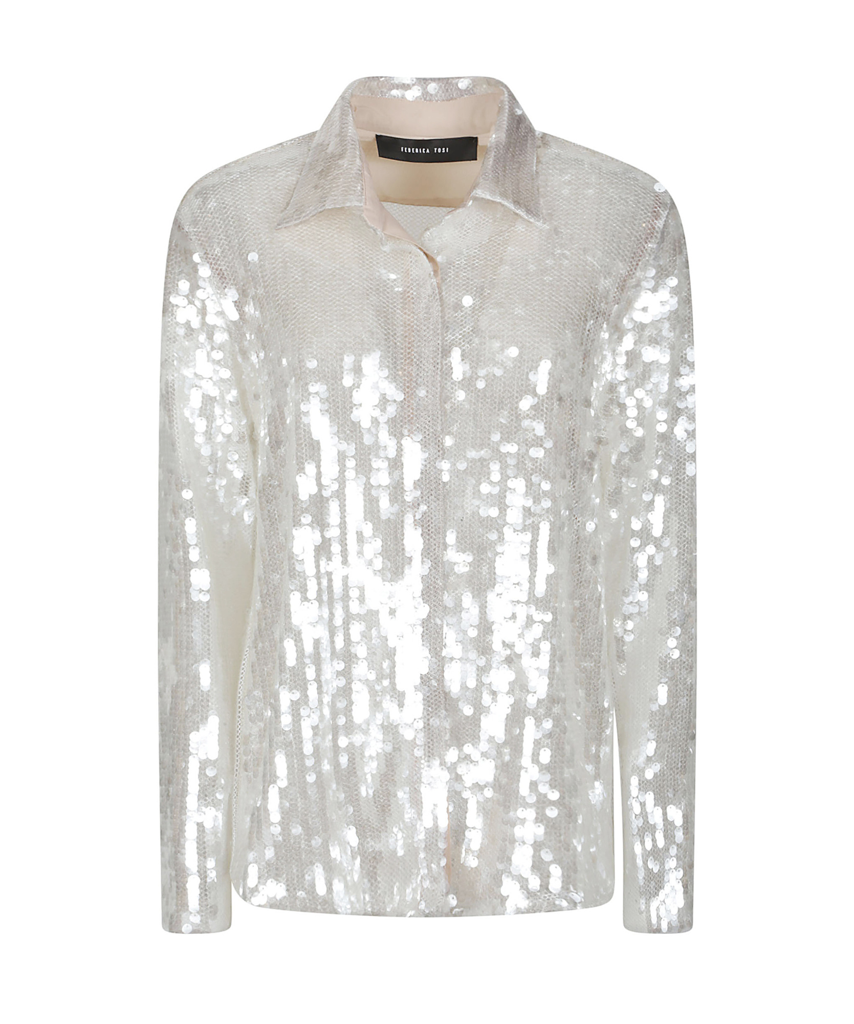 FEDERICA TOSI SEQUIN-EMBELLISHED SHIRT