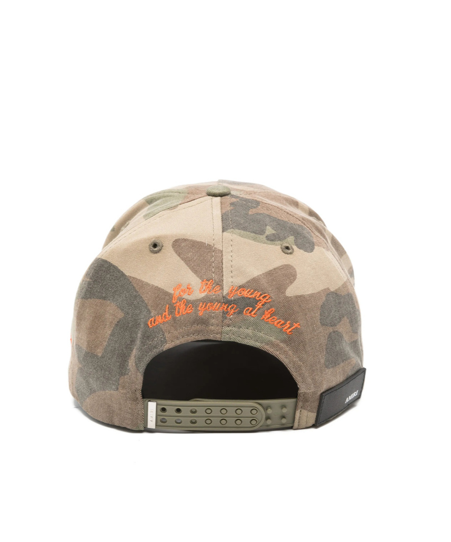 Amiri Ma Outline Camo Snapback Ball Cap In Multi