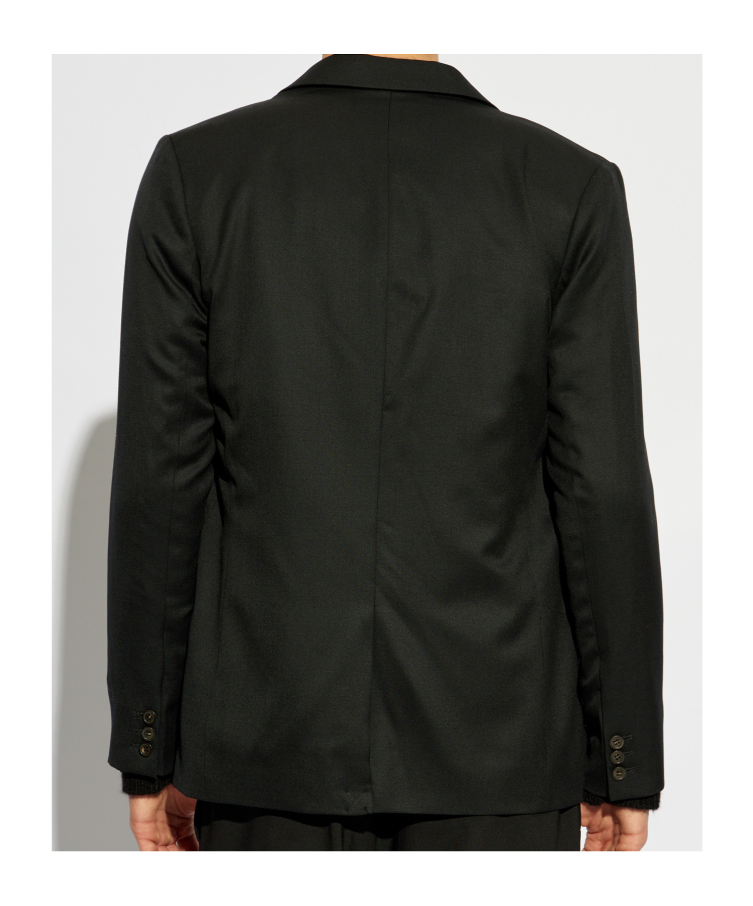 Apc Long-sleeved Suit Coat In Black