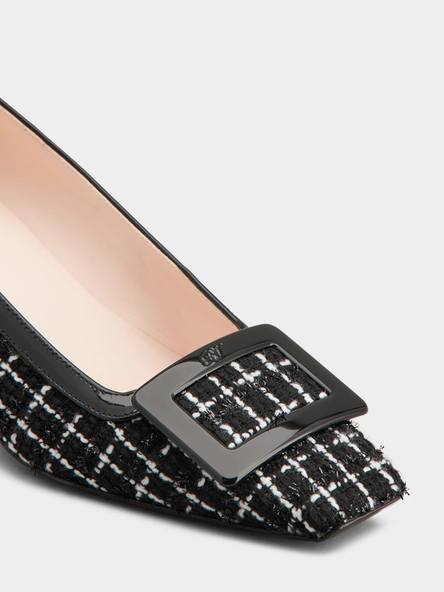 Roger Vivier Chic Belle Vivier Mini Pumps With Skyscraper Heel In Black