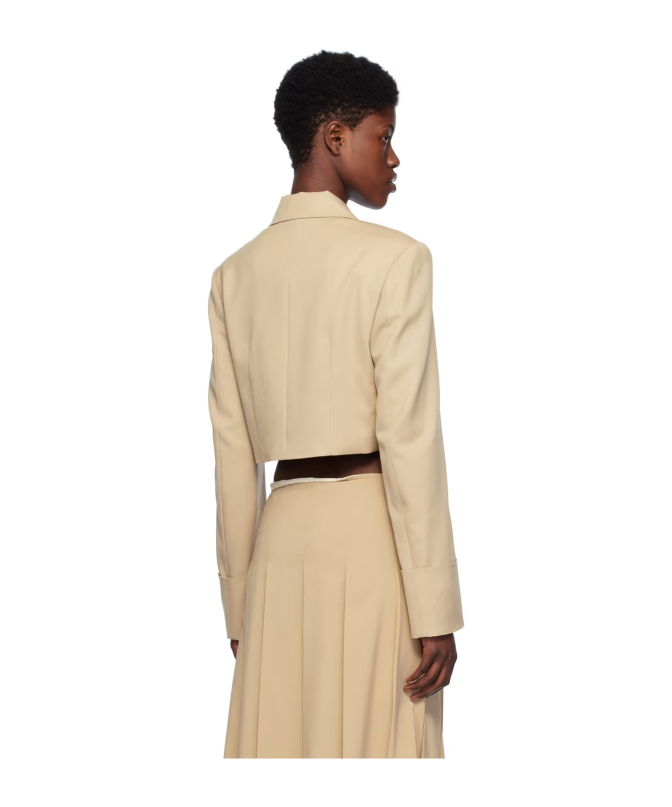 [LOW CLASSIC] / ☆ 24SS SHORT JACKET / BEIGE Low Classic Beige Cropped Jacket | ModeSens