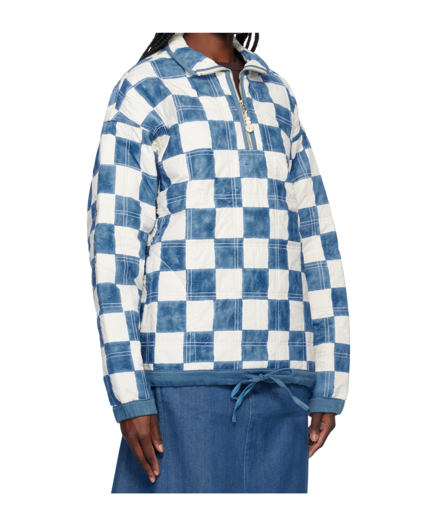 Story Mfg. Plaid Sweatshirt In Multi