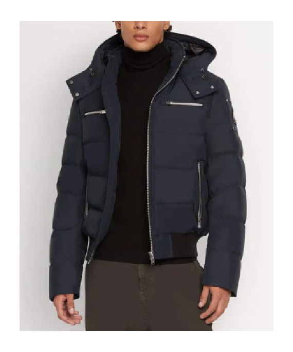 Moose Knuckles Cloud Neoshear Down Jacket In Black
