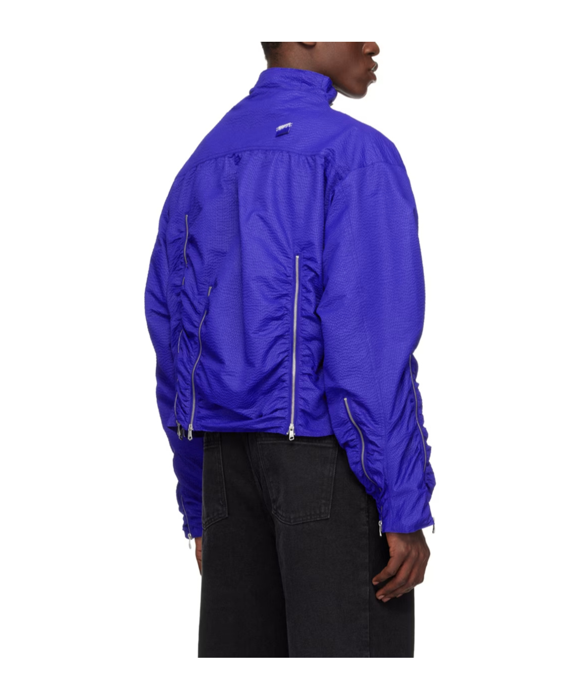 Ader Error Blue Aploe Jacket In Blue
