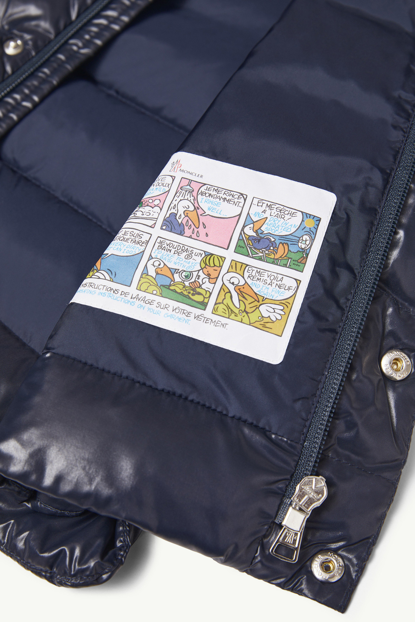 Moncler Sleeveless Puffer Jacket In Blue
