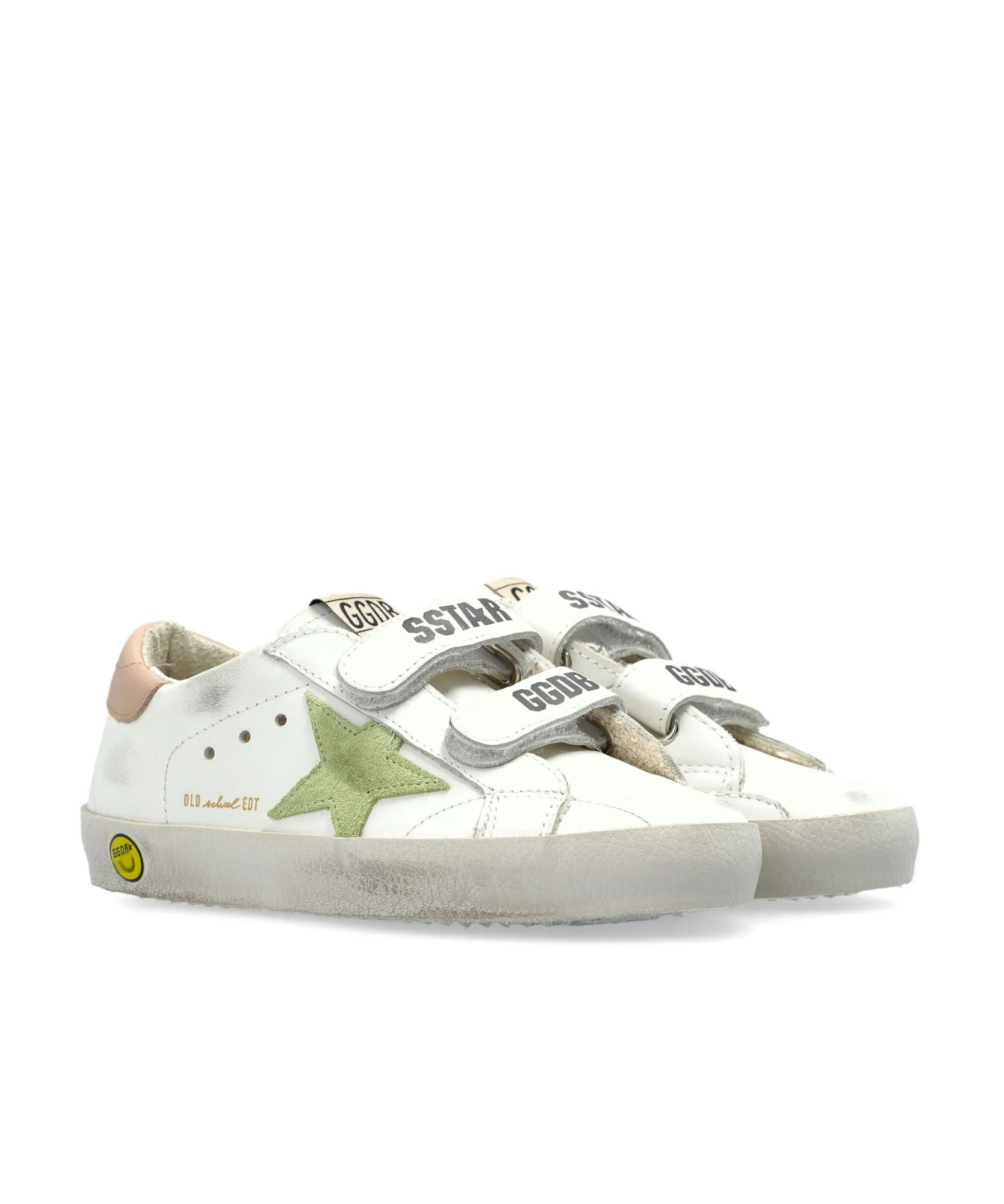 GOLDEN GOOSE GOLDEN GOOSE KIDS OLD SCHOOL TOUCH STRAP SNEAKERS