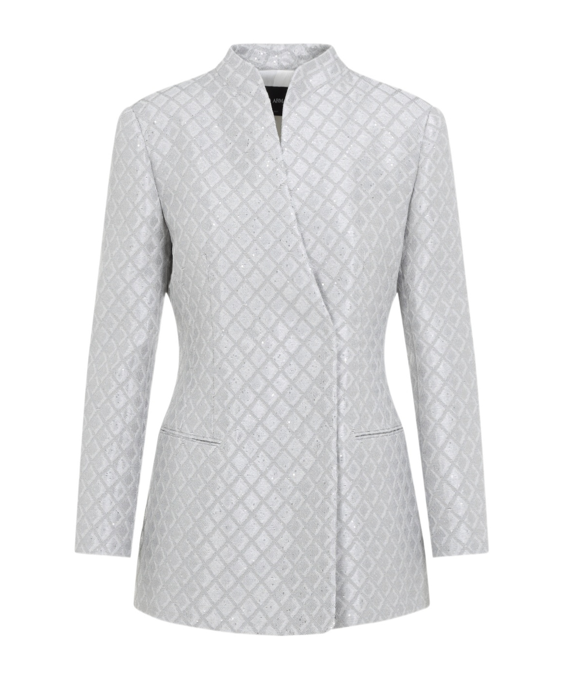 Giorgio Armani Sequin-embellished Blazer In White
