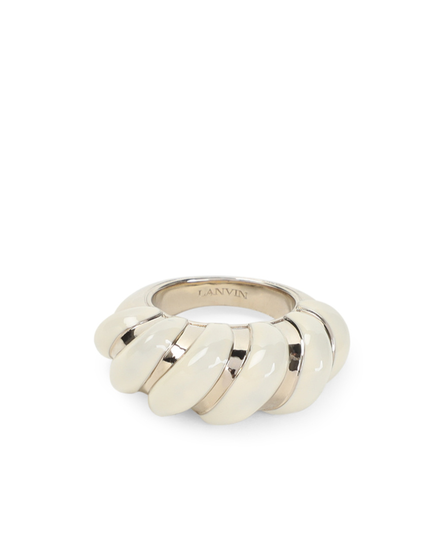 Lanvin Melodie Chunky Candy Ring In Metallic