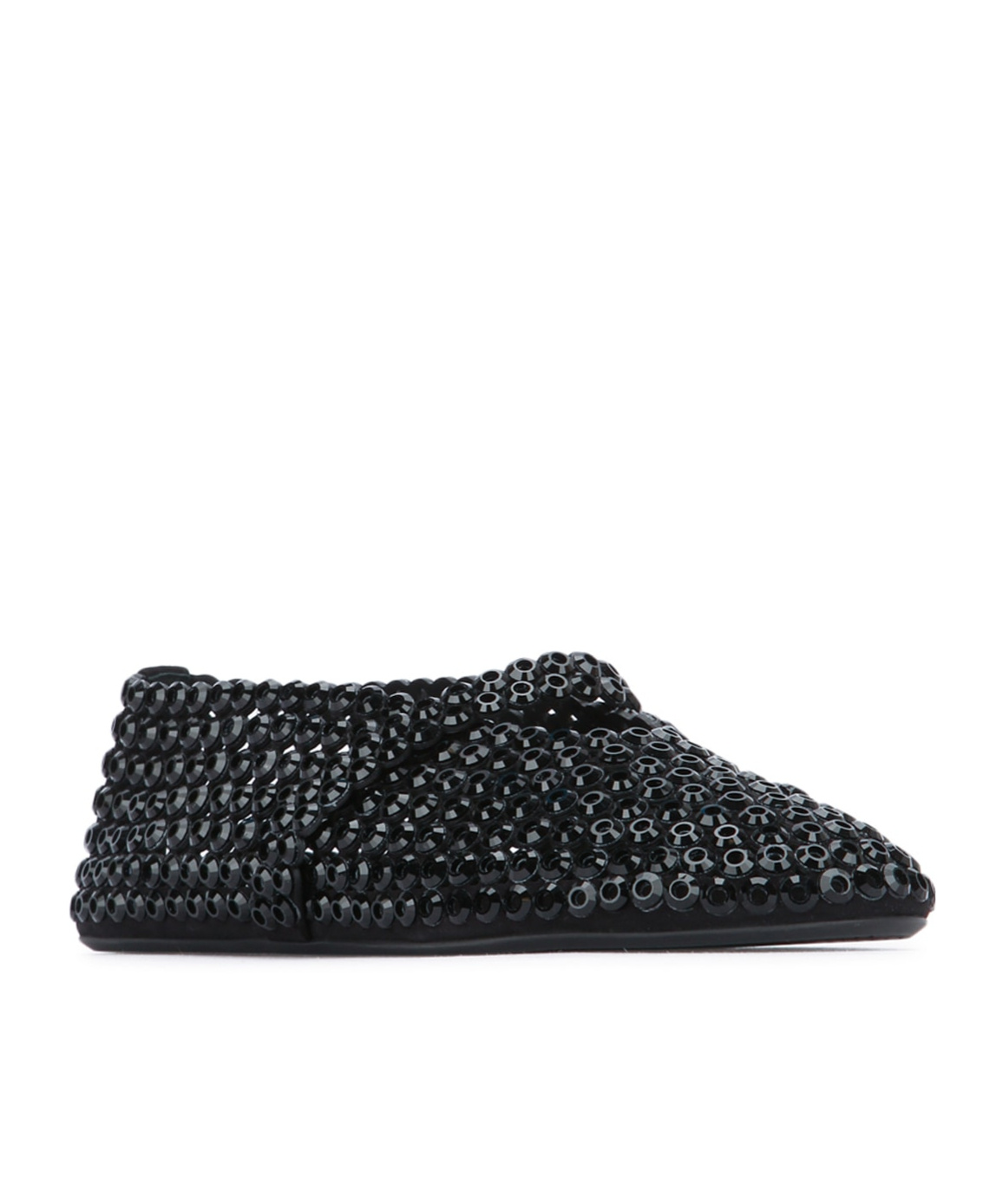 Alaïa Embellished Ballet Flat Shoes In Black