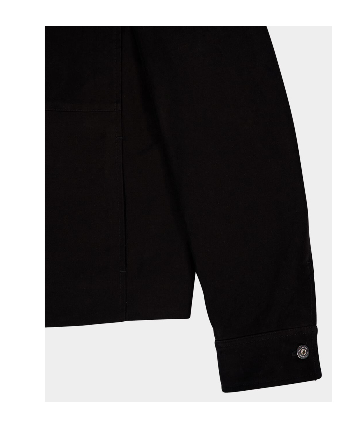 Ferragamo Logo Plaque Zipped Jacket In Black