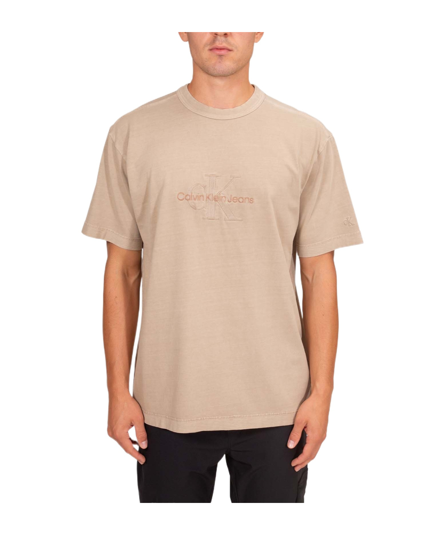 Calvin Klein Jeans Est.1978 Short-sleeved T-shirt In Nude