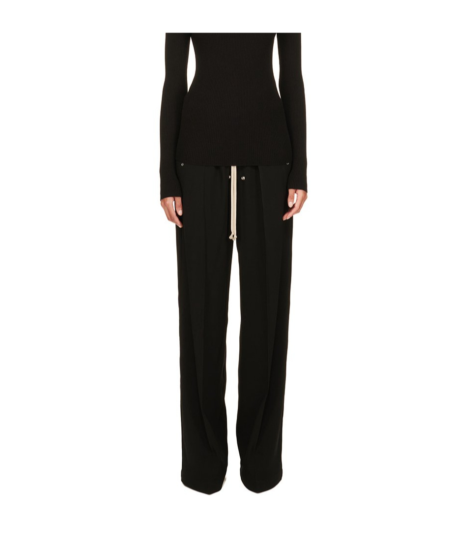 Shop Rick Owens Bela Wide-leg Trousers In Black