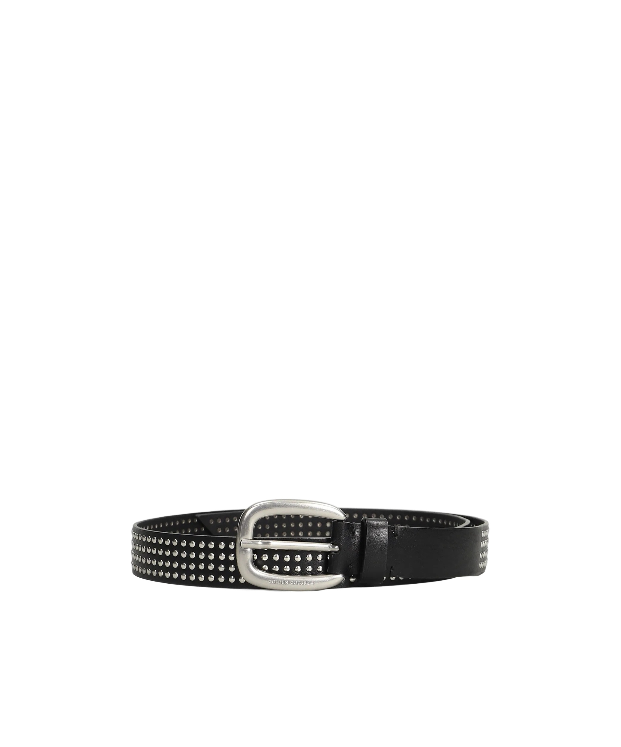 Golden Goose Rivet Belt In Black