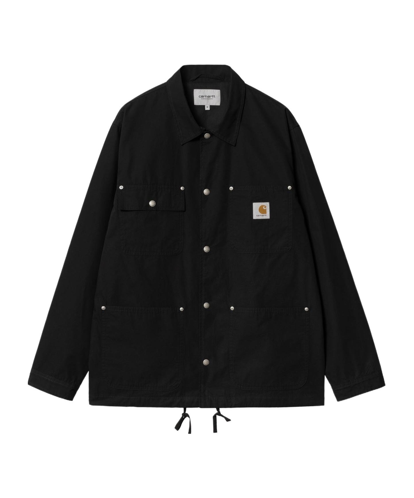 Carhartt Work In Progress Flint Corduroy Button-up Shirt In Black