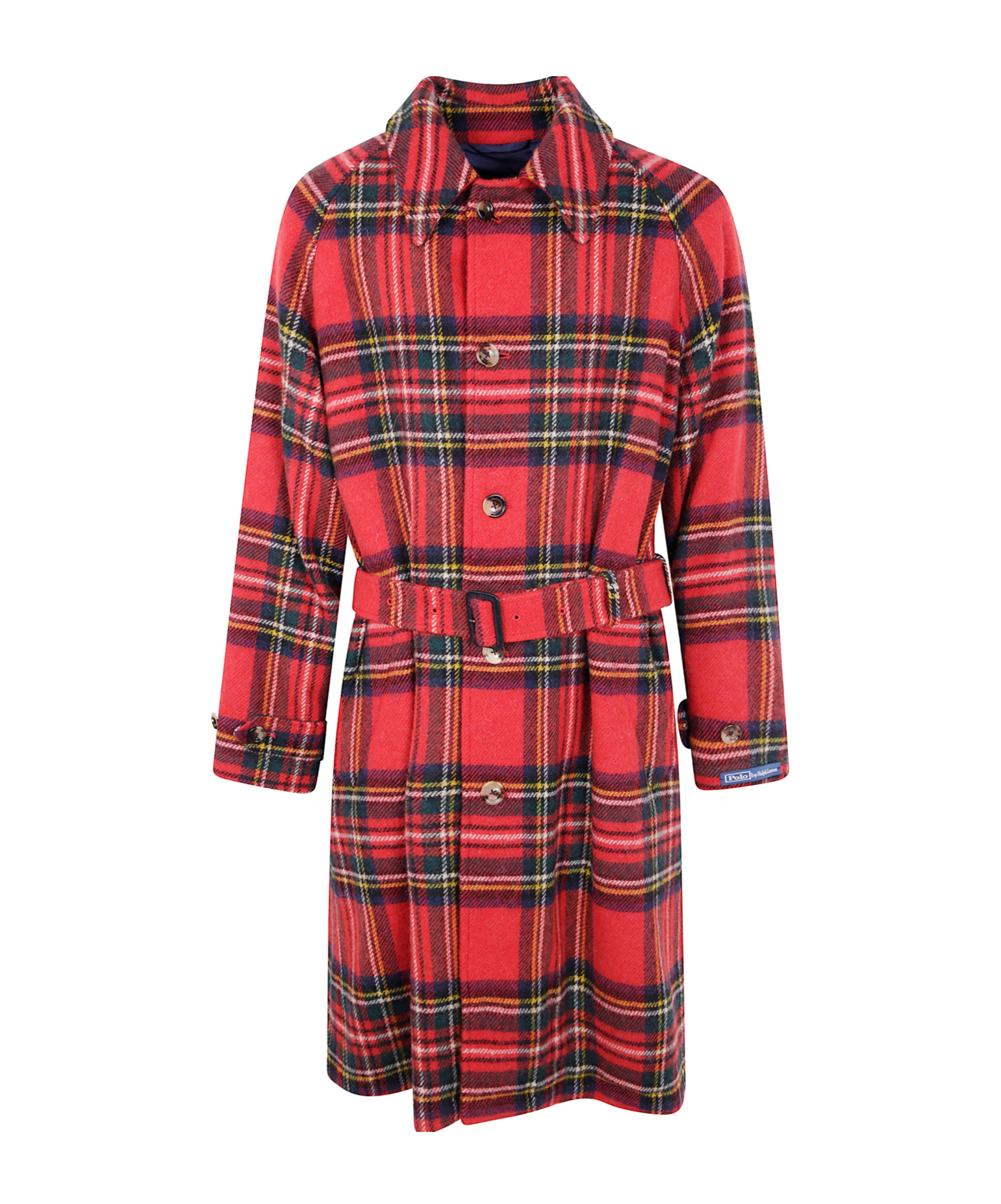 Polo Ralph Lauren Balm Single Breasted Top Coat Clothing In Red