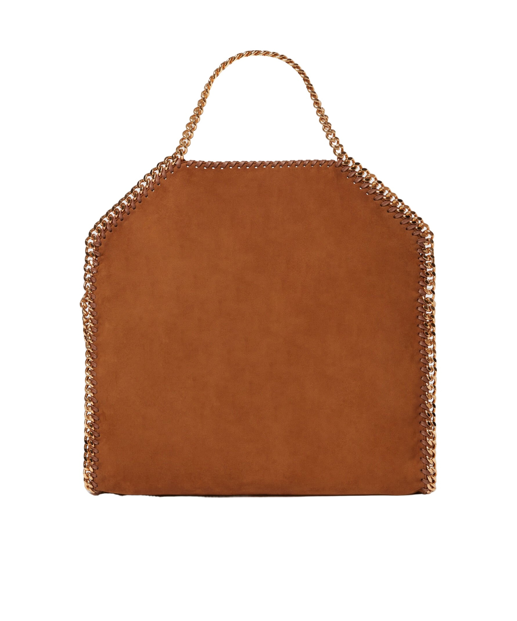 Stella Mccartney Falabella Fold-over Tote Bag In Brown
