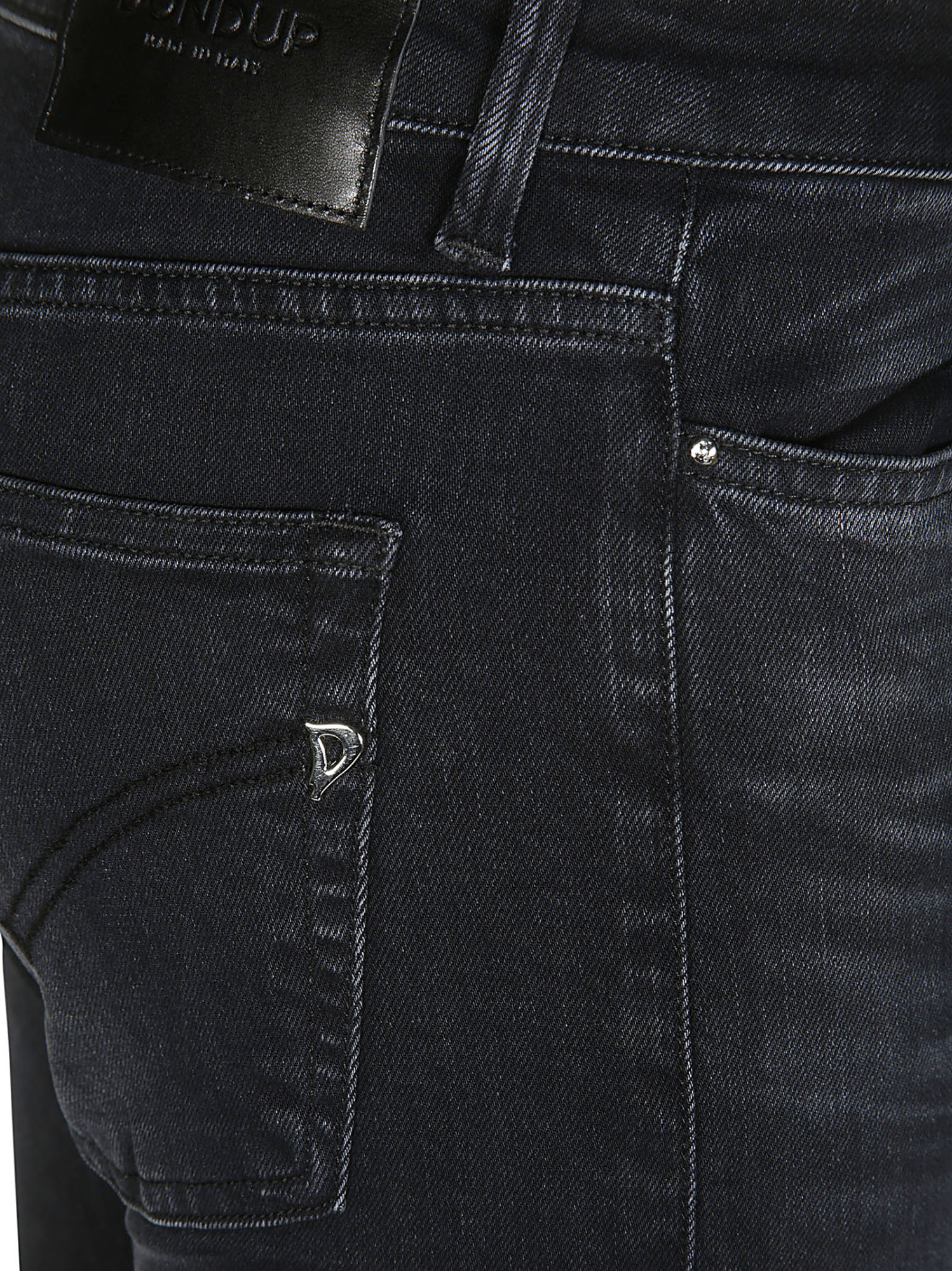 Dondup Iris Nero Sw In Black