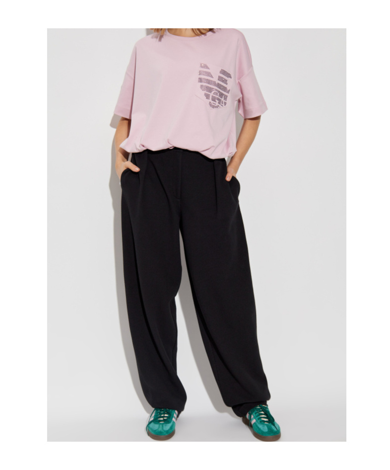 EMPORIO ARMANI LOGO-EMBELLISHED T-SHIRT