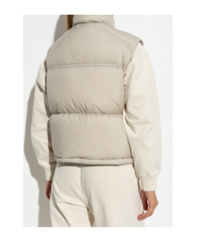 Moose Knuckles Long-sleeved Down Jacket In Neutral