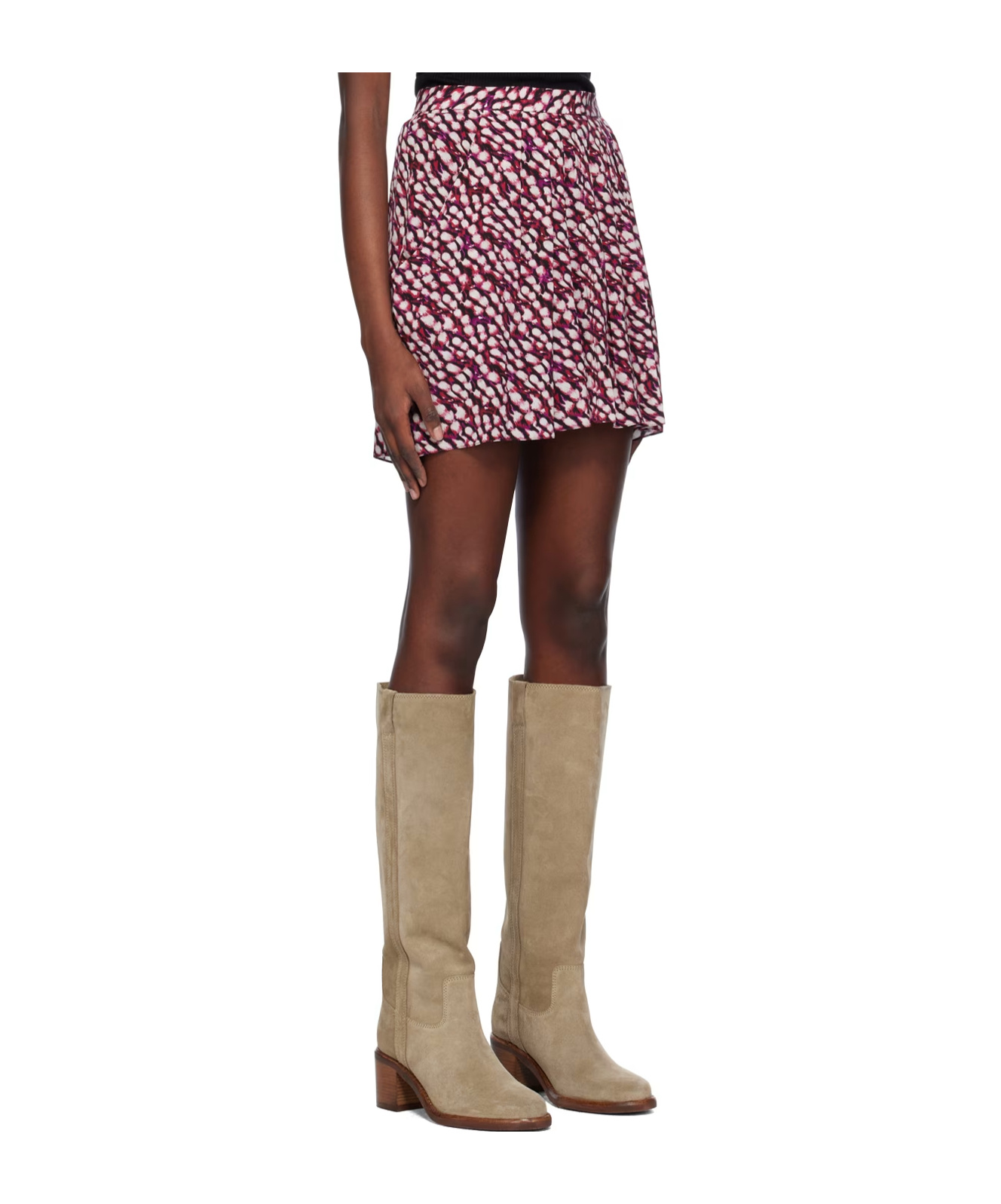 Isabel Marant Étoile Pattern Printed Skirt In Red