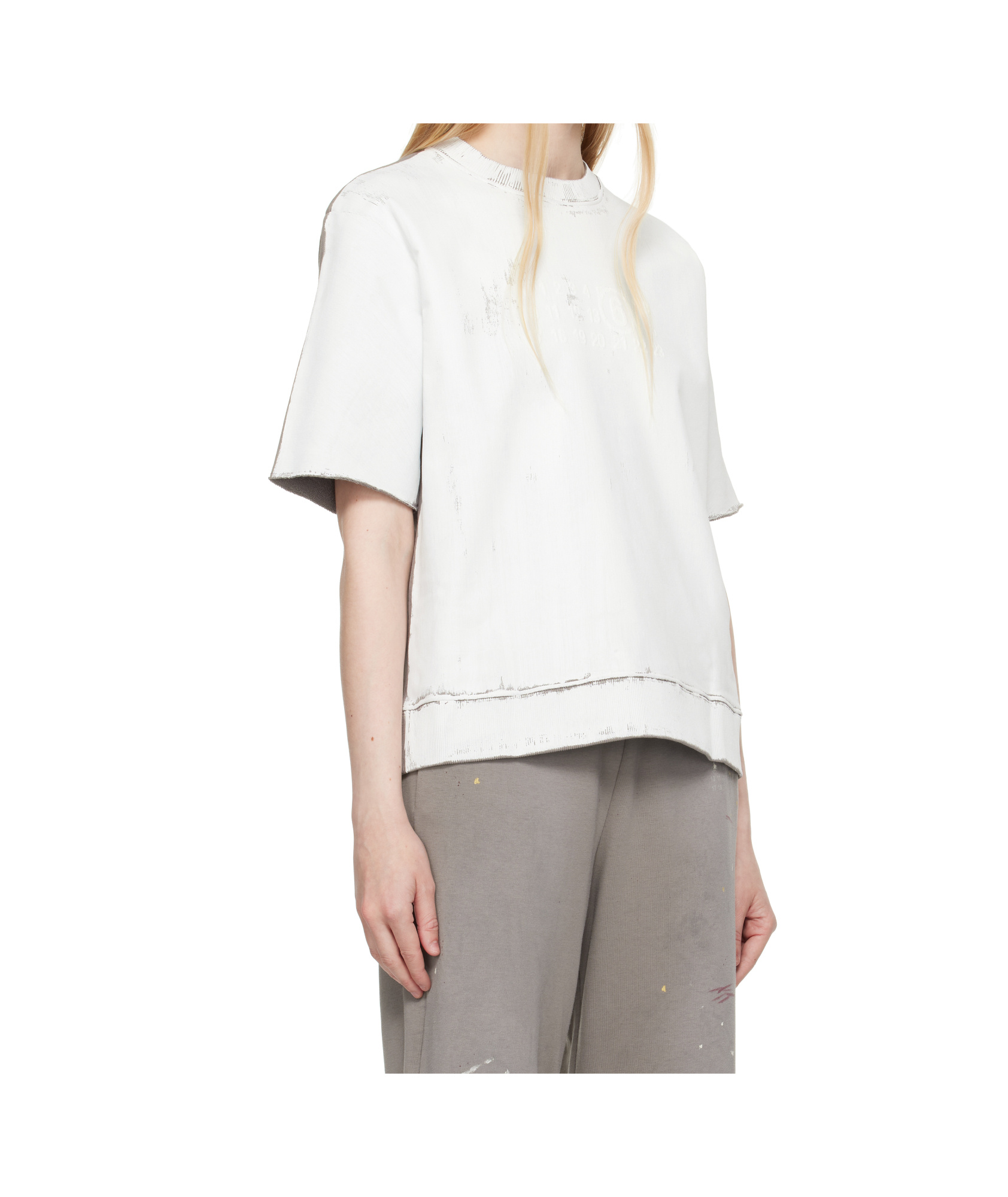 Shop Mm6 Maison Margiela Light Sweat Sweatshirt