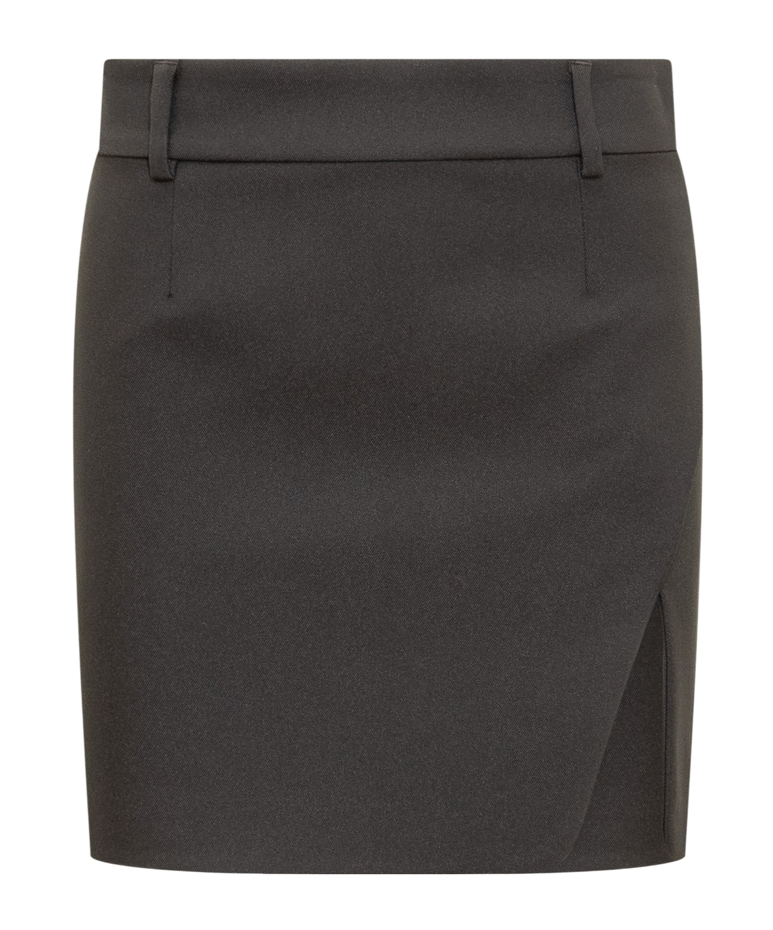Off-white Tech Drill Tailored Miniskirt In Black