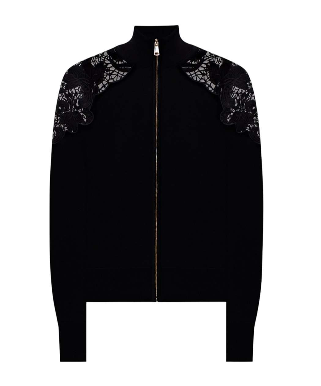 Twinset Lace Cardigan In Black