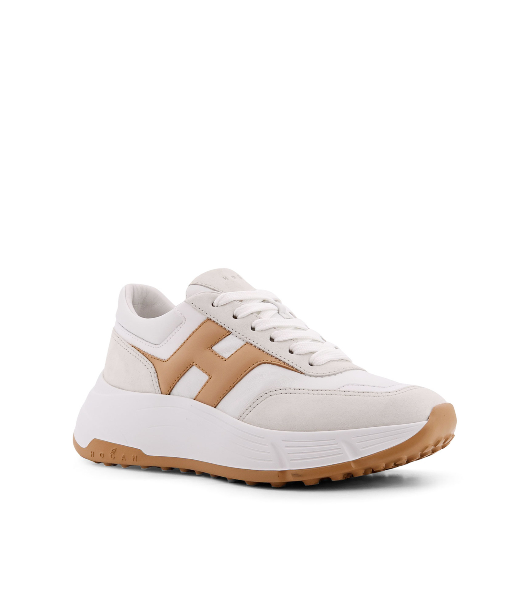 HOGAN HOGAN LOGO EMBOSSED CHUNKY SNEAKERS