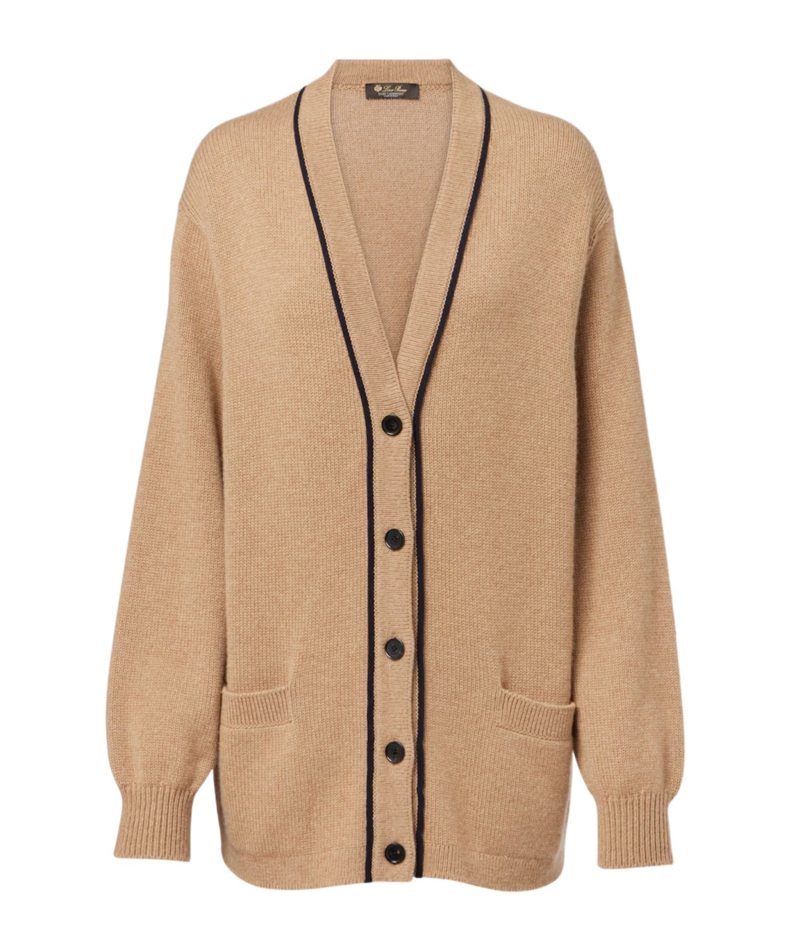 Loro Piana Cashmere Cardigan In Brown