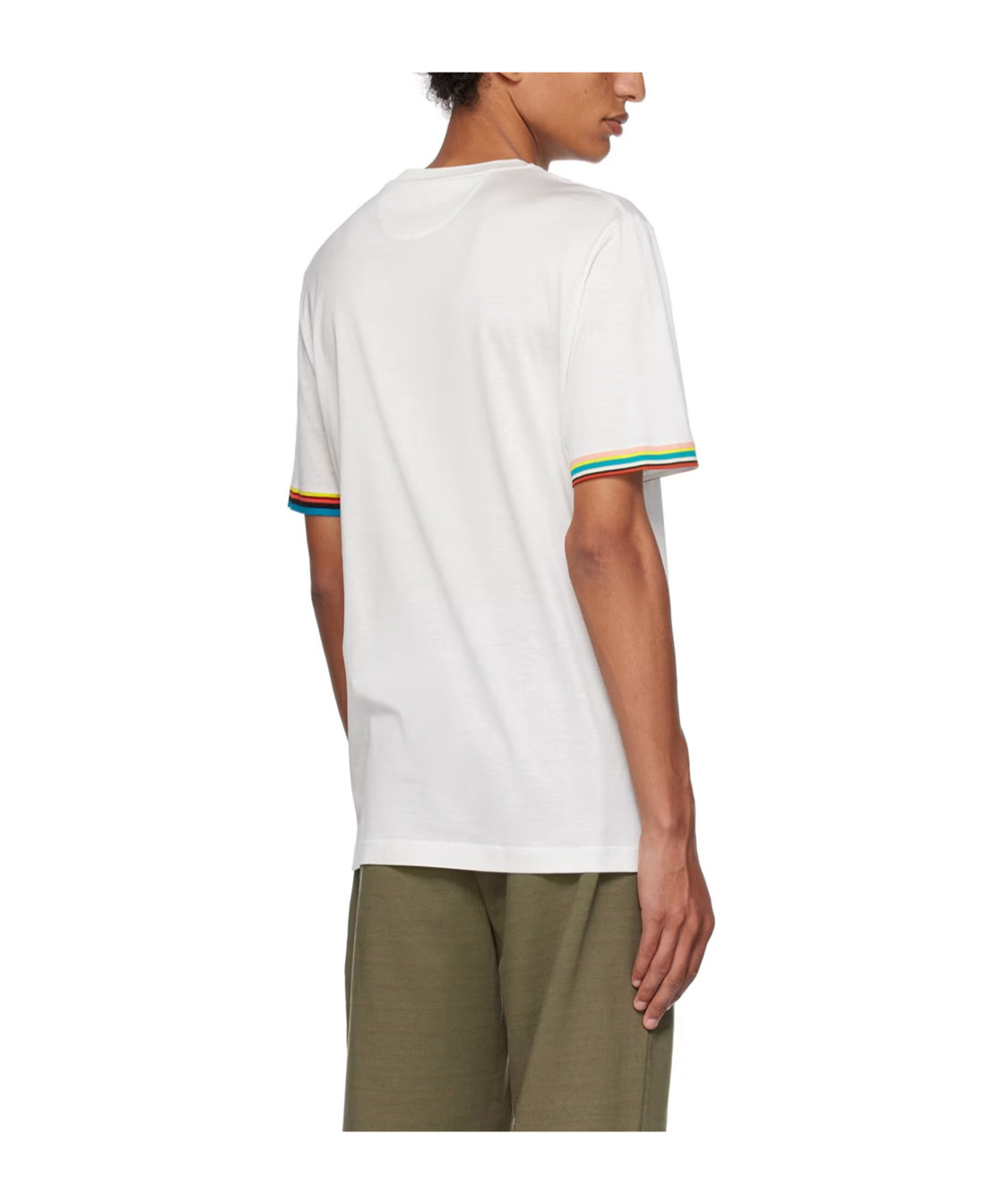 Paul Smith Item O-neck Short-sleeved T-shirt In White