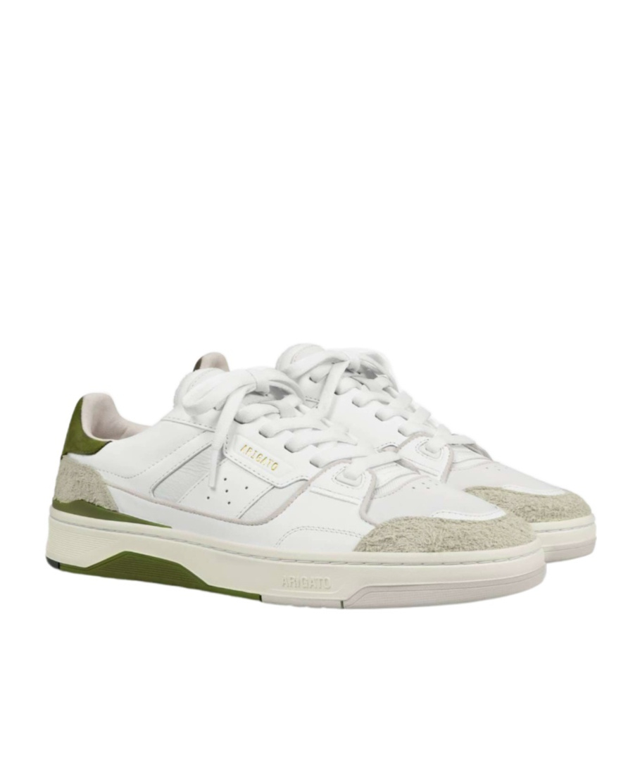 Axel Arigato Caly Low-top Leather And Suede Sneakers In White