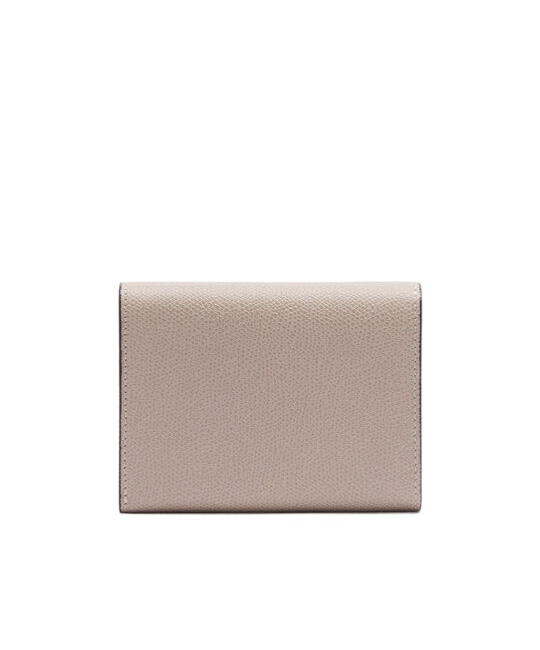 Valextra Iside Folding Wallet In Nude Pink
