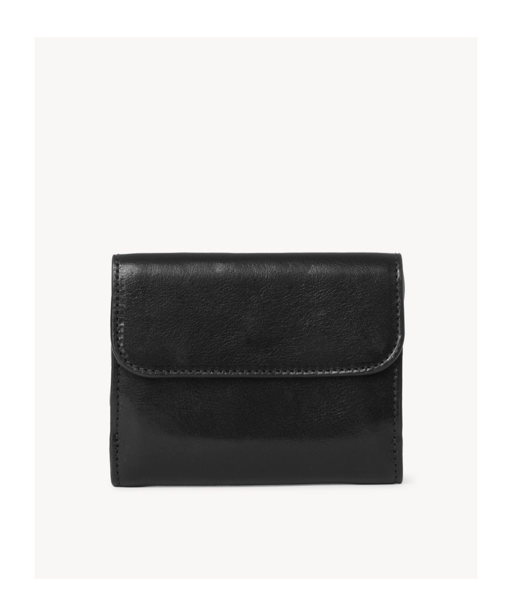 Chloé Small Three-fold Wallet In Black