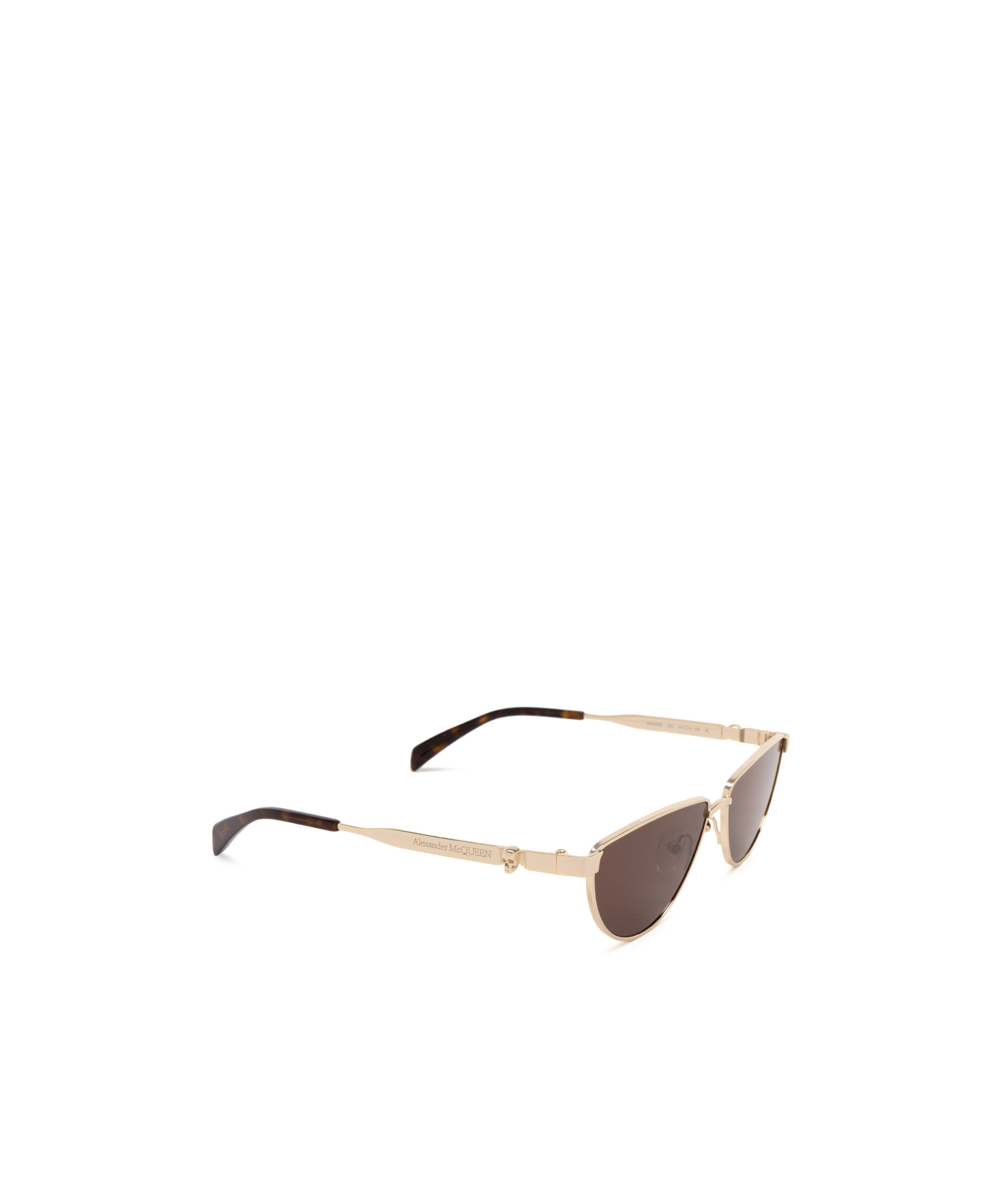 Alexander Mcqueen Eyewear Cat-eye Frame Sunglasses In Brown