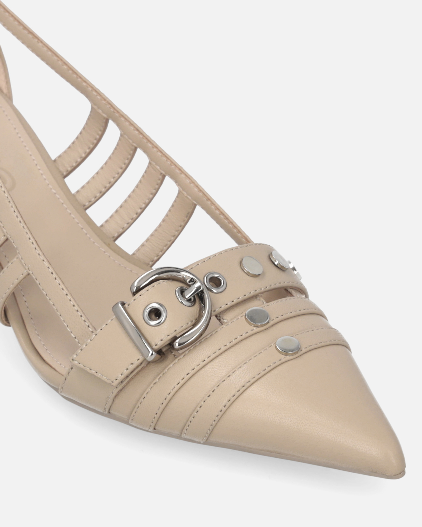 Pinko Hollow High Heels In Nude
