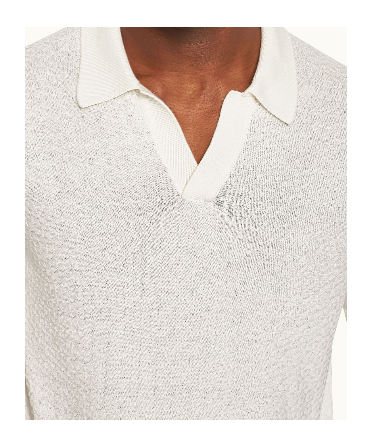 Orlebar Brown Short-sleeved Polo Shirt In White
