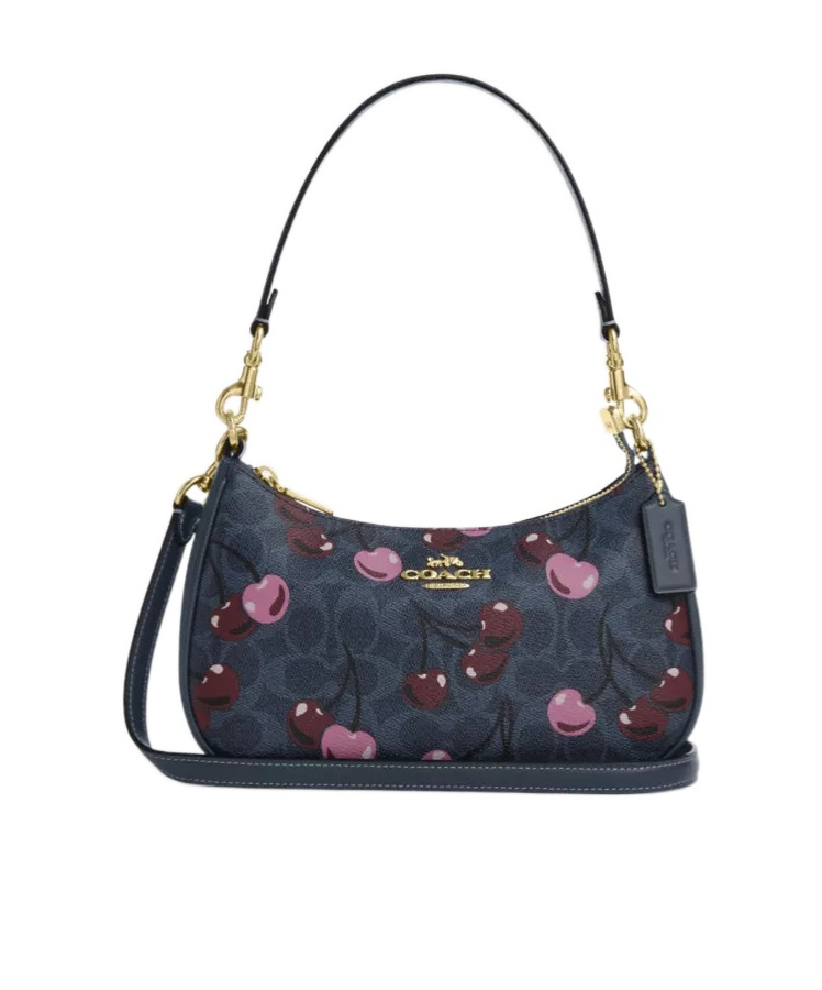Coach Zippered Shoulder Bag Shoulder Bag In Black